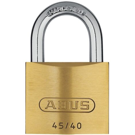 ABUS Vorhangschloss Messing 45/40 vs. Lock-Tag