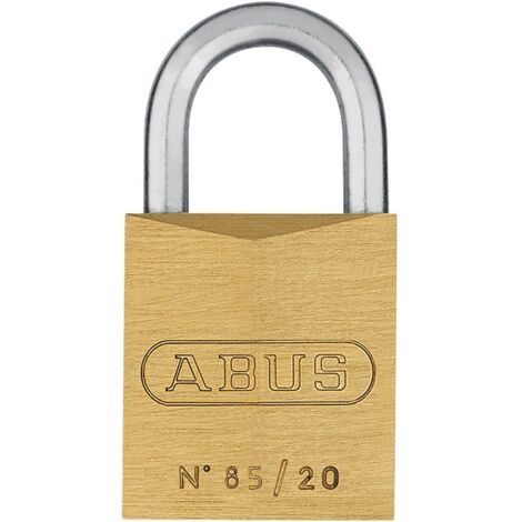 ABUS Vorhangschloss Messing 85/20 gl.-0196