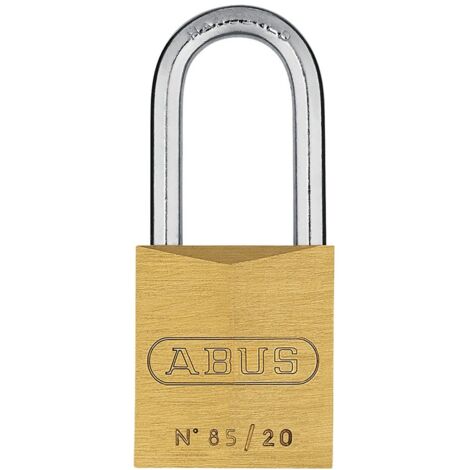 ABUS Vorhangschloss Messing 85/20HB22 vs.
