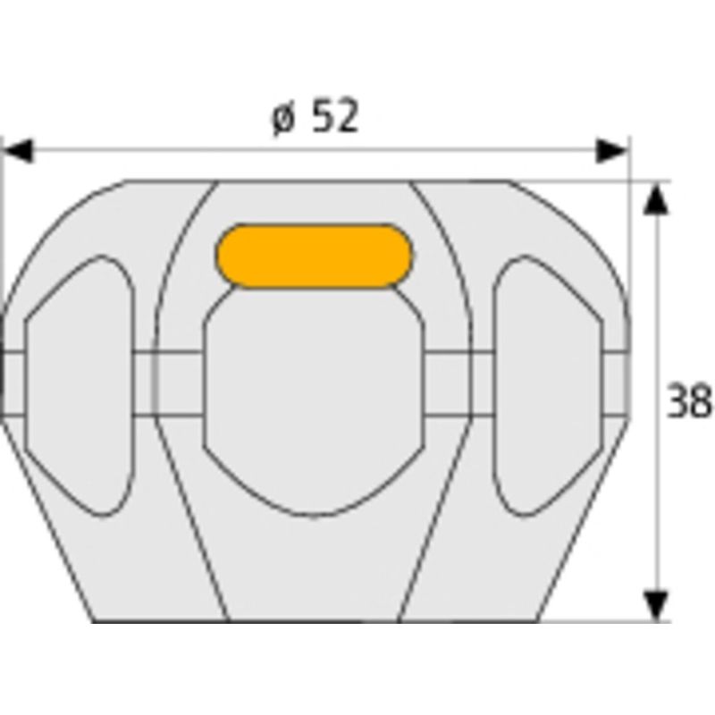 Lucchetto per rubinetto Abus WHS 10 B/F Lucchetto per rubinetto Abus WHS 10 B/F