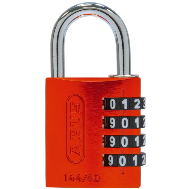 Abus Zahlenschloss 144/40 orange Lock-Tag
