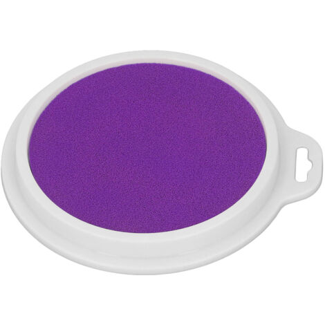 Abwaschbarer Stempel mit lila Tinte für Kinder – Kreative DIY-Aktivitäten auf Holz, Stoff und Scrapbooking – Basteln
