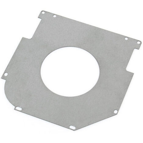 Abweisblech für 45 Grad Blendkappen - 250 mm - ø 72 mm