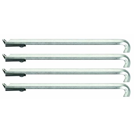 Abzughaken-Satz 4tlg 178mm m. Abstandshaltern