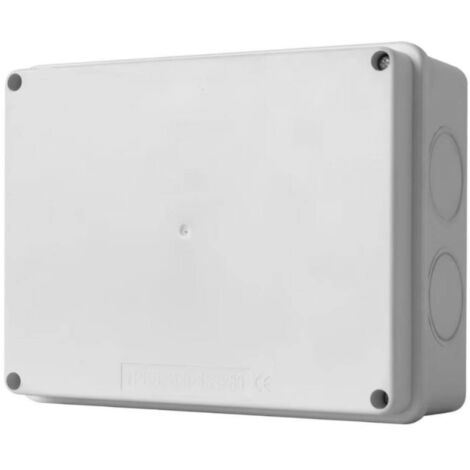 Abzweigdose ohne Konus und wasserdichte Oberflächenabzweigung Weiß 200x155x80 mm
