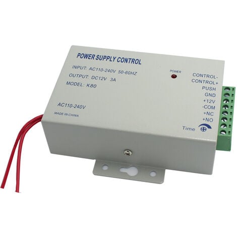 TRANSFORMATEUR 36W 3Amp -220V-12V VDC POUR MONTAGE DE BANDE ET D'ECLAIRAGE  LED CONVERTISSEUR DE TENSION SUR SECTEUR à [PRICE_TT