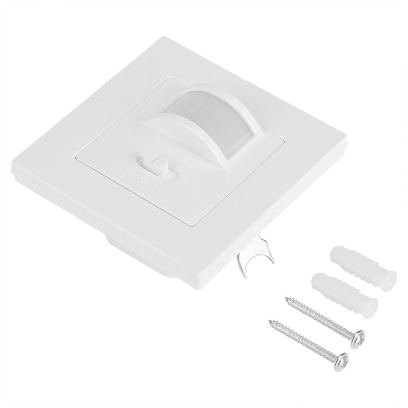 Ac 110V240V Infrared pir Motion Sensor Encastré Applique Murale Interrupteur Ampoule