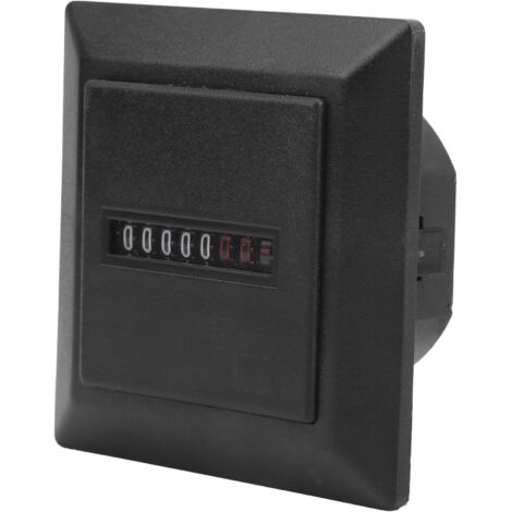 AC 220-240 V 50 Hz Betriebsstundenzähler, Digitalanzeige Betriebsstundenzähler Digitalanzeige Drehzahlmesser Timer-Tool für Baumaschinen