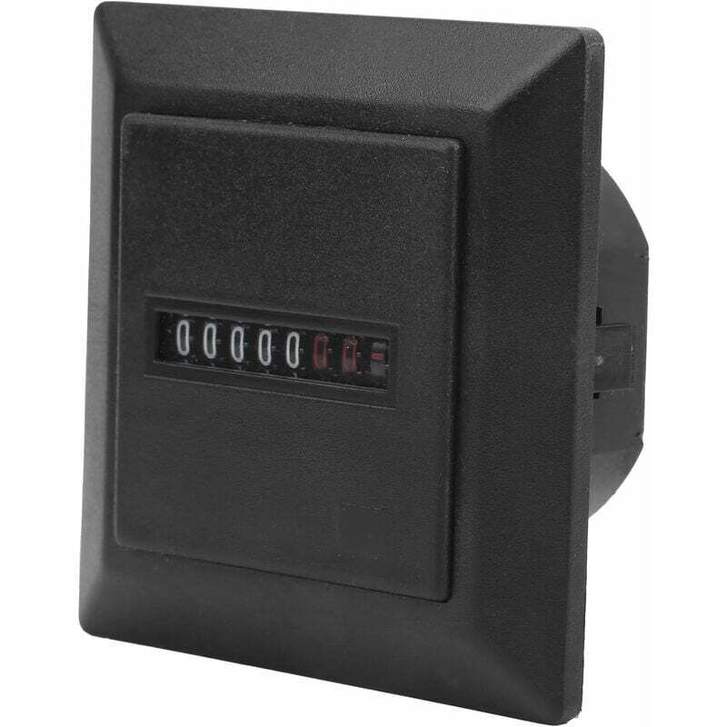 AC 220-240V 50Hz Compteur Horaire, Compteur Horaire à affichage Numérique Outil de Minuterie de Tachymètre à Affichage Numérique pour Machines de