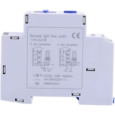AC 220-240V Timer Switch, Stair Lighting Timer for Home Stairs, Household Appliance Lighting Timing Switch