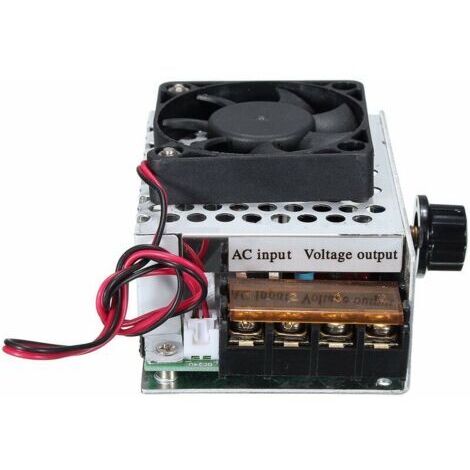 AC 220 V 4000 W Haute Puissance SCR Régulateur de Tension Électronique Régulateur de Régulateur de Vitesse du Thermostat de vitesse avec ventilateur