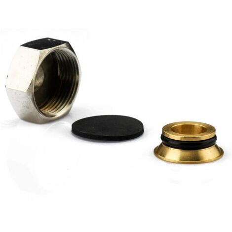 AC 601 K Kit tappo 3/4" femmina con adattatore per tenuta piatta EUROK 506206N