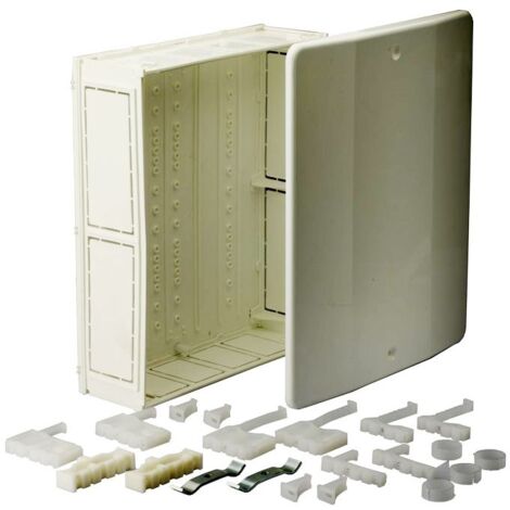 AC 850 Cassetta in plastica dim. 260x320x95 mm con fondo e kit di fissaggio per collettori complanari e componibili SAM-032