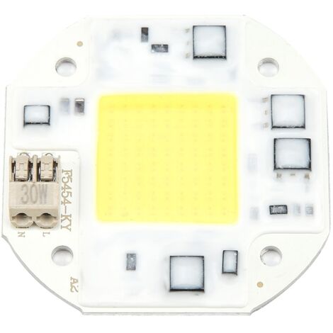 AC100-260V 30W Cold White High Power Integrated Chip Light Source COB Bead Spotlight Bulb
