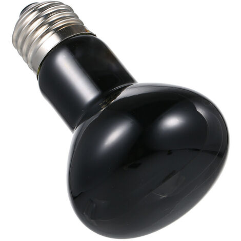AUTRES AC220-240V 100W Luz de emisor de calor de tungsteno Lámpara de reptil para mascotas E27 Base Socket Holder Uso diurno portátil,Black-100w