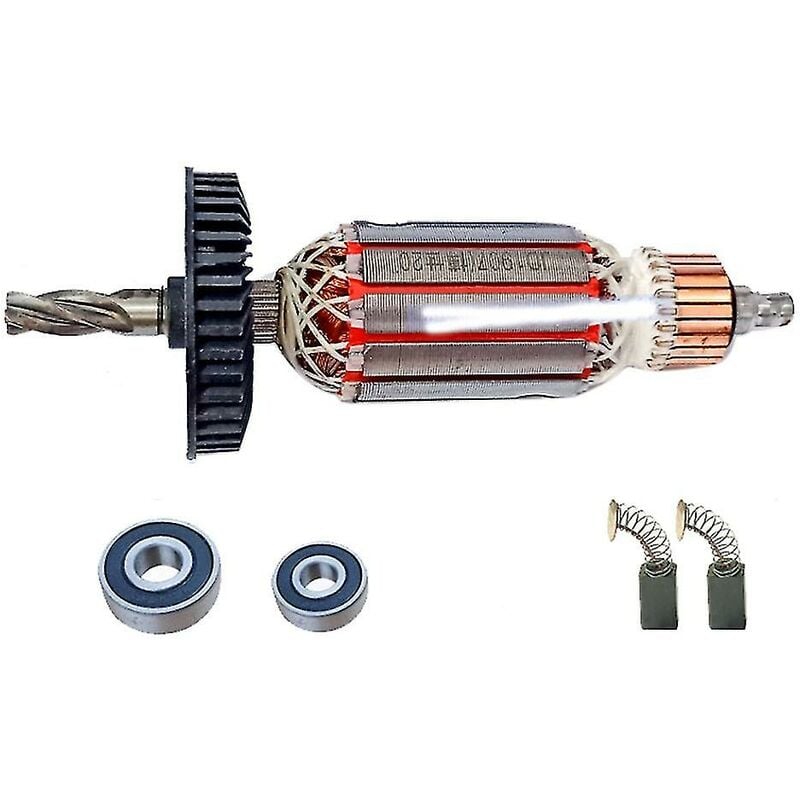 Crea - Ac220-240v Gbh 2-24 Armature Rotor Anchor Replace For Gbh2-24 Gbh2-20 Hammer Spare Parts 4 Teeth