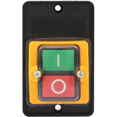 AC220V/380V 10A Drucktaster, wasserdichter Ein/Aus-Drucktaster, verwendet für Textilmaschinen und mechanische Anlagen