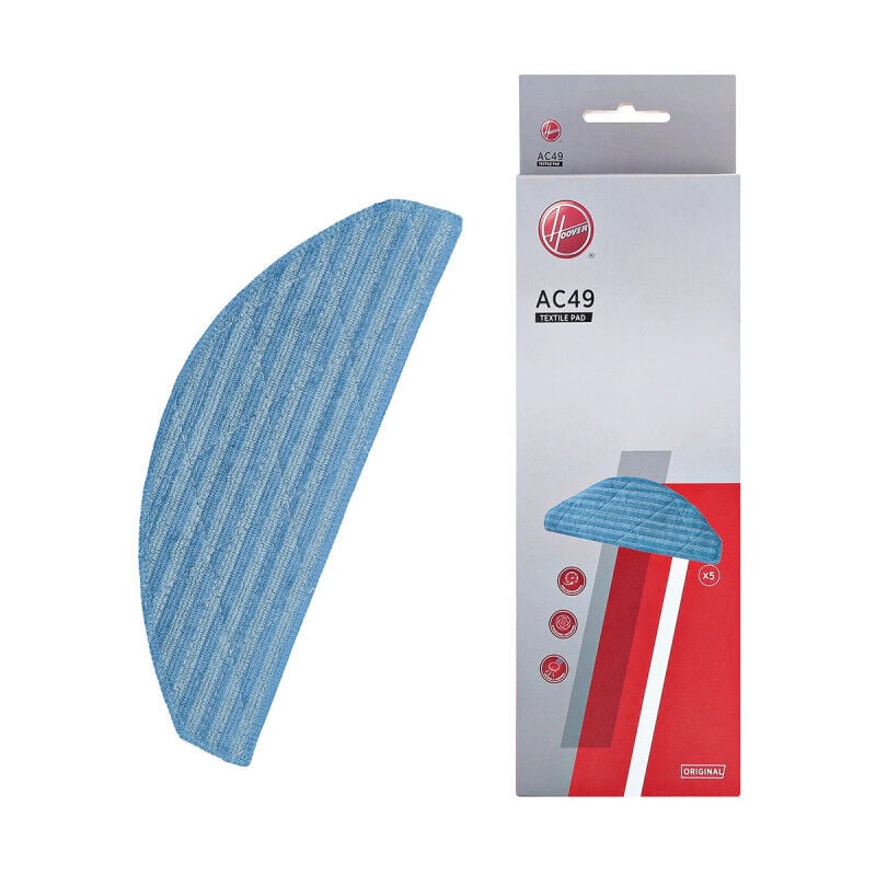 Lingettes par 5 AC49 35602254 pour Aspirateur robot hoover , h-go hydro