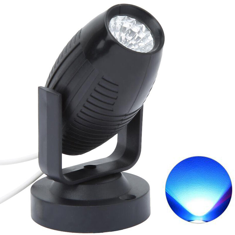 AC85-265V LED Stage Light Mini Spot Light Line Beam Light Sector KTV Flash Scan Light 7 Colors Optional,model:Black Blue light
