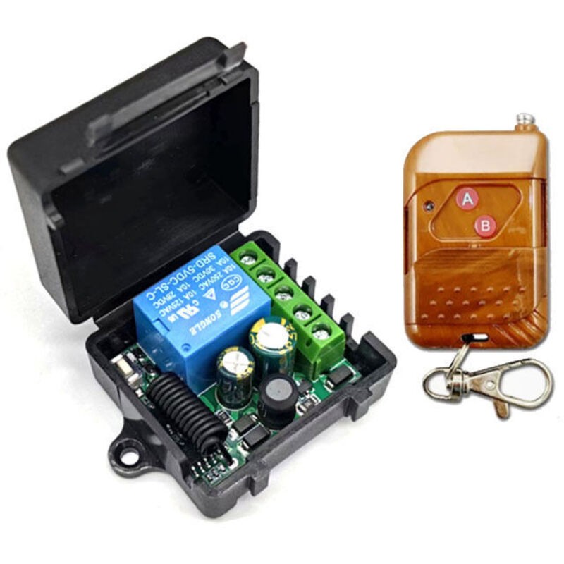Système de télécommande radio AC90V-256V avec éclairage/lampe LED, couvercle de pompe à eau et bouton-poussoir. Émetteur-récepteur sans fil pour