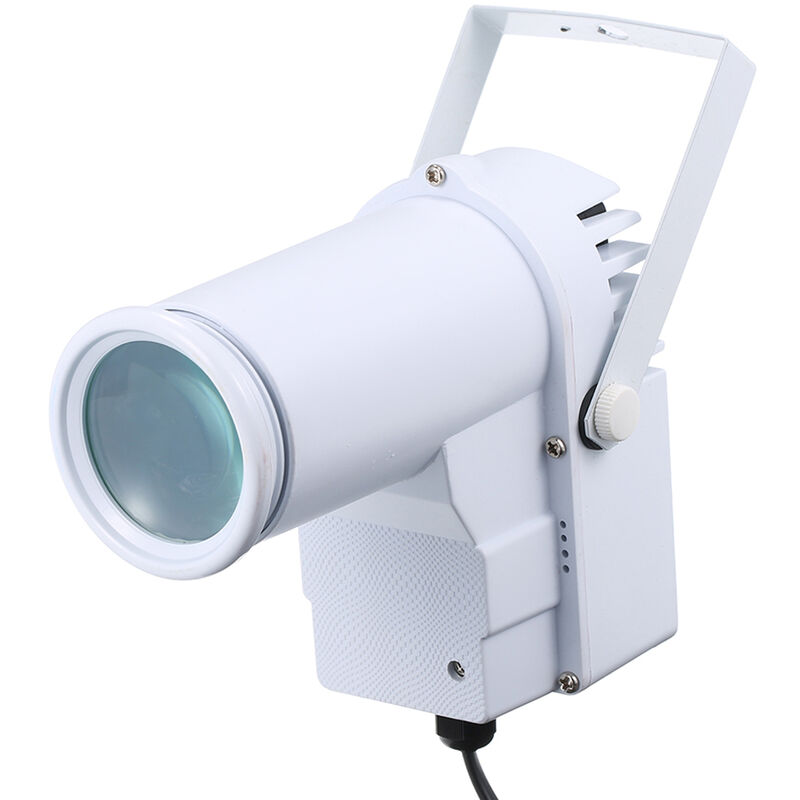 

AC95-240V 15W RGB LED Mini lampara puntual, luz de escenario, accesorio de iluminacion, con control remoto,Blanco, enchufe de la UE