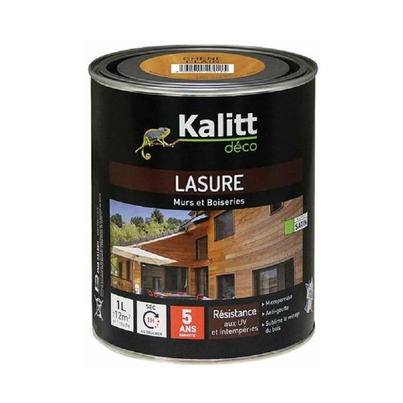 

Acabado lacado de 5 años - Los modernos - Roble claro satinado 1L - Kalitt