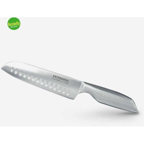 Academy Chef-Coltello Santoku In Acciaio Inox 18 Cm
