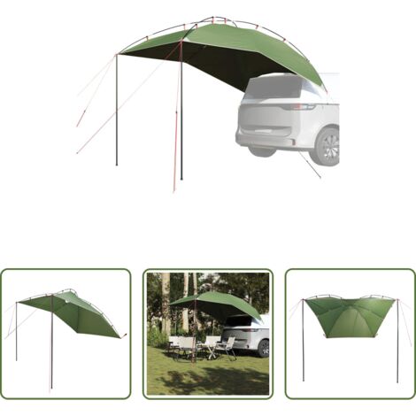 Acampada en coche -  Carpa para coche impermeable verde