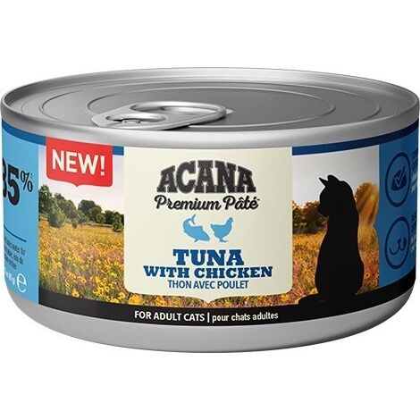 Acana Cat Premium Patè Tonno con Pollo  - Acana Cat Premium Patè Tonno con Pollo - Lattina Da 85 Gr