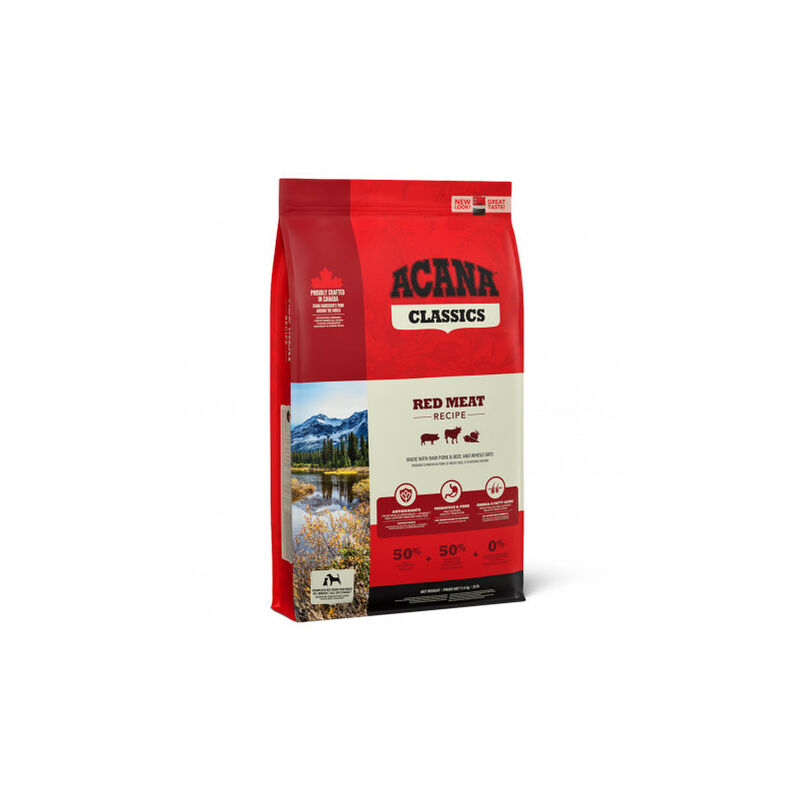 

Classic Red Pienso Natural para Perros de Todas las Edades con Cordero Saco de 6 Kg - Acana