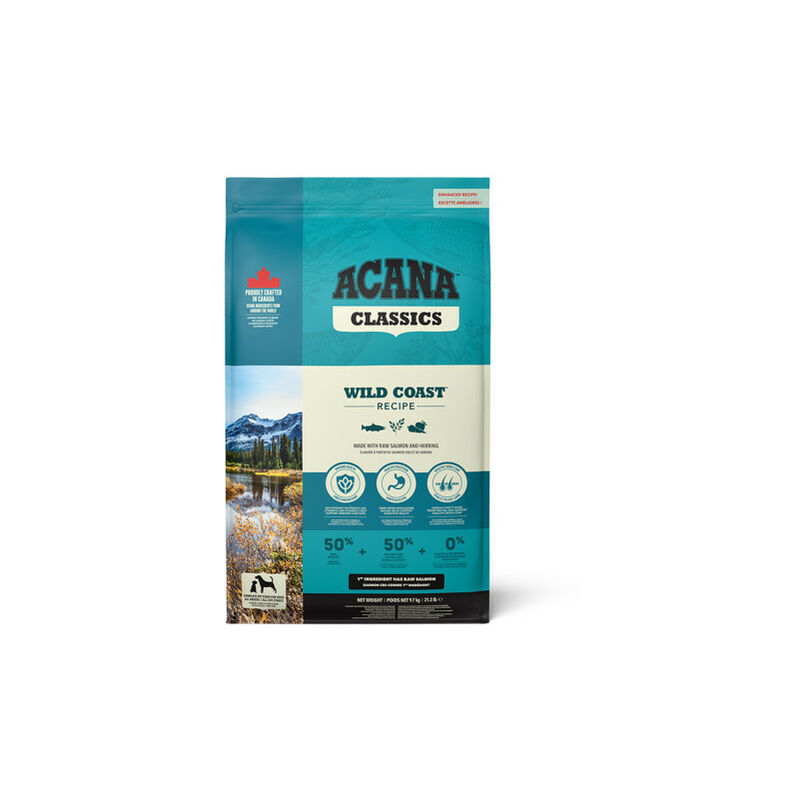 

Acana Wild Coast Pienso Natural para Perros de Todas las Edades con Pescado Fresco Saco de 17 Kg