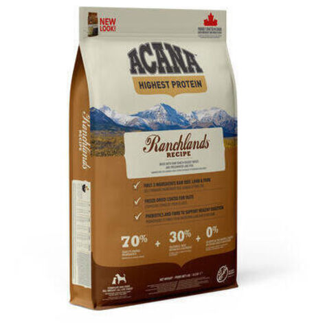 Acana Ranchlands Pienso Natural para Perros de Todas las Edades con Carne Angus Saco de 6 Kg