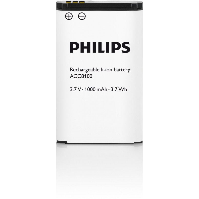 Batterie rechargeable ACC8100 : Li-ion, pour DPM8000, DPM7000, DPM6000 (ACC8100/00) - Philips