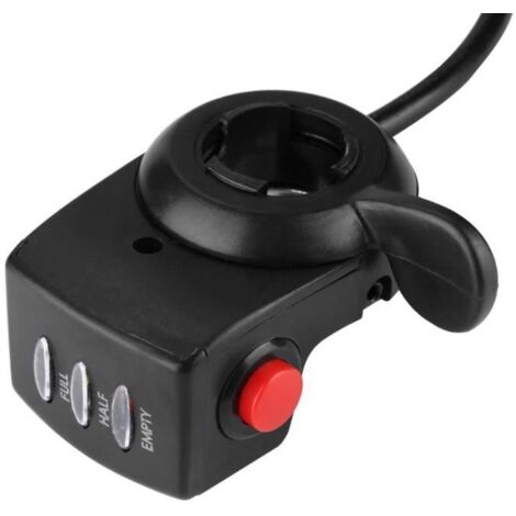 Accélérateur au pouce pour vélo électrique Assemblée d\'accélérateur de pouce de torsion de commande de vitesse 36V pour le