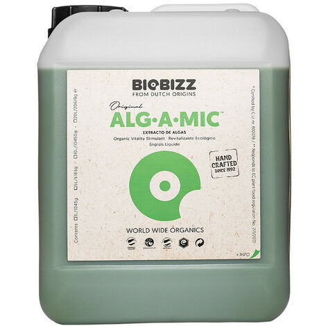 Accelerateur Croissance Alg-A-Mic 5 litres - BioBizz, algues, stimulateur de croissance