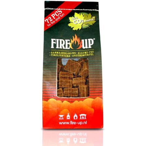 Accendifuoco 72 cubetti ecologico fire up