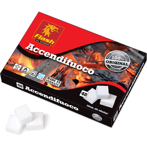 Legnetti Accendifuoco Naturali Flame Flash Scatola 20 pezzi