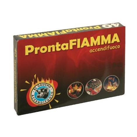 ACCENDIFUOCO DIAVOLINA EL GAUCHO PRONTAFIAMMA 40 CUBETTI CF 28 PACCHI BABRBECUE