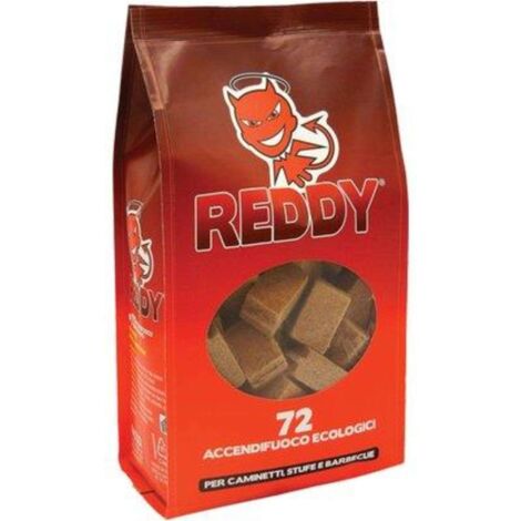 ACCENDIFUOCO ECOLOGICO 72 REDDY - CUBETTI 72 - 12 pezzi