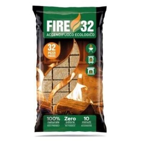 ACCENDIFUOCO ECOLOGICO FIRE 32 CUBETTI GMR