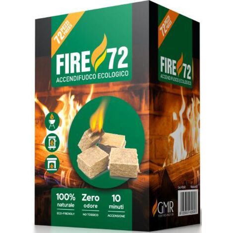 ACCENDIFUOCO ECOLOGICO FIRE CF 72PZ
