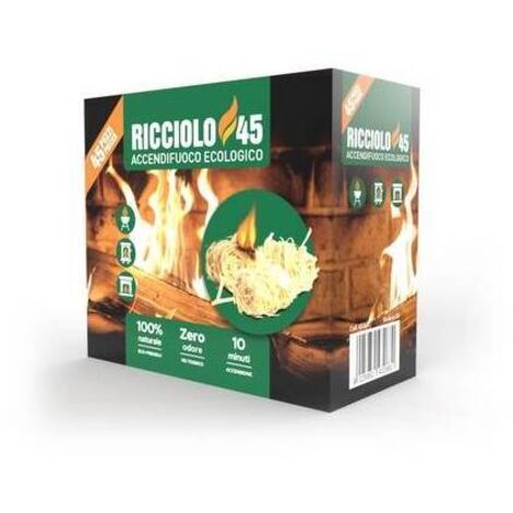 ACCENDIFUOCO ECOLOGICO RICCIOLO45
