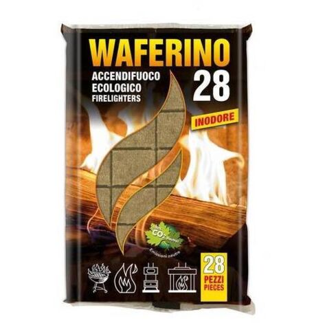 ACCENDIFUOCO ECOLOGICO WAFERINO28