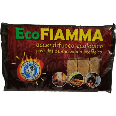 ACCENDIFUOCO EL GAUCHO ECOFIAMMA 32 CUBETTI PACCHI BABRBECUE CF.PACCHI 32