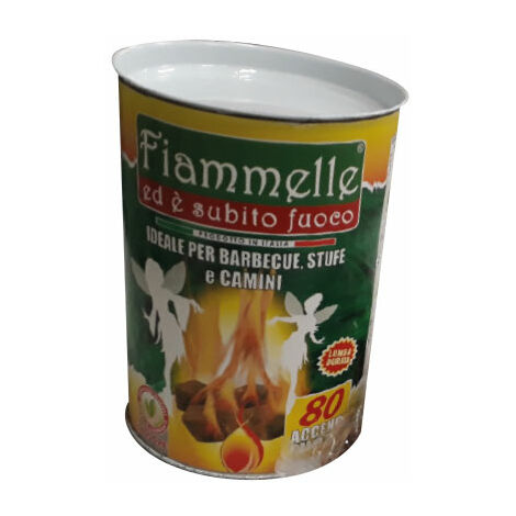 Accendifuoco Ecologico Fiammelle 100pz