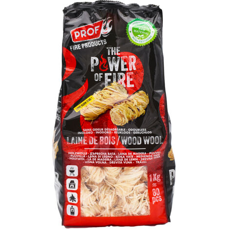 Accendifuoco in Paglia 80pz 1 Kg per Accensione Barbecue