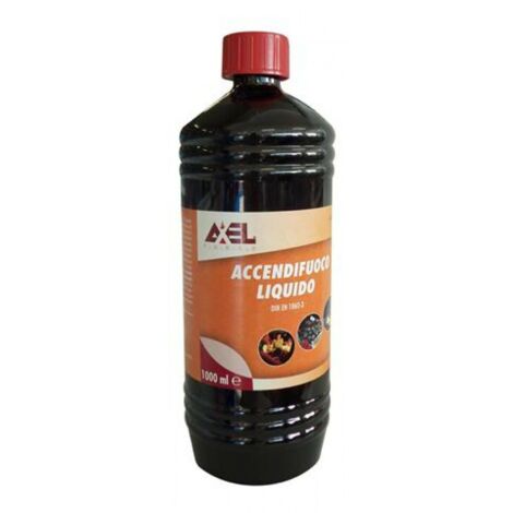 Accendifuoco liquido lt 1 axel garden accendi fuoco barbecue accensione legna