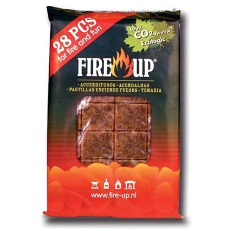 Accendifuoco waferino barbecue fuoco confezione 28 pezzi gmr - gmr