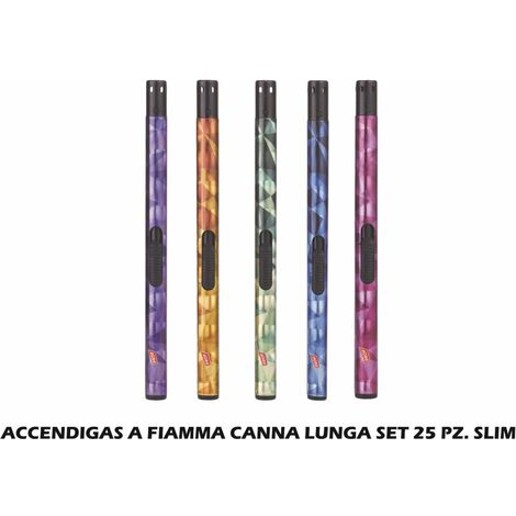 ACCENDIGAS A FIAMMA CANNA LUNGA SET 20 PZ. SNODYFL