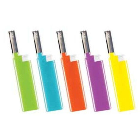 Accendigas a fiamma elfin - colori assortiti - 25 pz